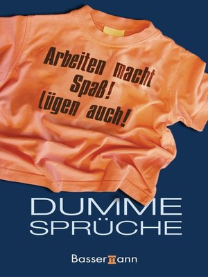 cover image of Dumme Sprüche